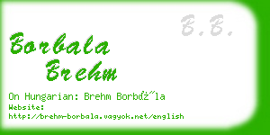 borbala brehm business card